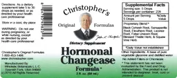 Label for Hormonal Changease Formula