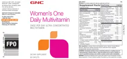 Label for One Daily Multivitamin