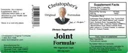 Label for Joint Formula