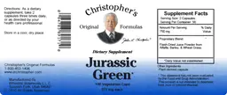 Label for Jurassic Green
