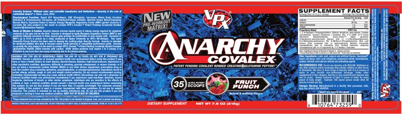 Anarchy Covalex Fruit Punch