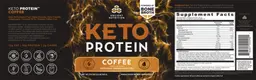 Label for Keto Protein Coffee