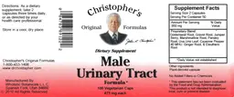 Label for Male Urinary Tract Formula
