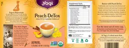 Label for Peach DeTox