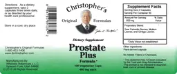Label for Prostate Plus Formula