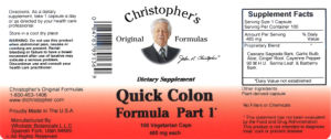 Quick Colon Formula Part 1