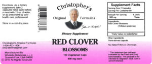 Red Clover Blossoms 450 mg