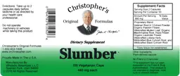 Label for Slumber