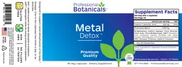 Label for Metal Detox