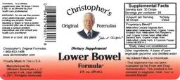Label for Lower Bowel Formula