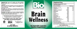 Label for Brain Wellness