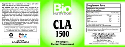 Label for CLA 1500