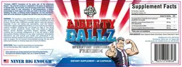 Label for Liberty Ballz