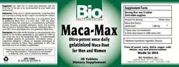 Label for Maca-Max