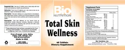 Label for Total Skin Wellness