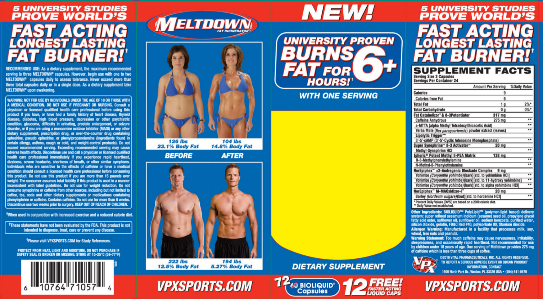 Label for Meltdown Fat Incinerator