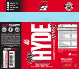Label for Mr Hyde NitroX Lollipop Punch
