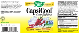 Label for CapsiCool Controlled Heat