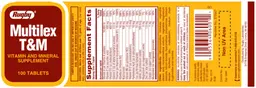 Label for Multilex T&M