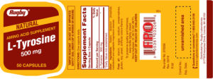 Natural L-Tyrosine 500 mg