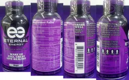 Label for Eternal Energy Grape