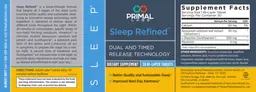 Label for Sleep Refined