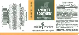 Label for Anxiety Soother