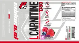 Label for L-Carnitine 1750 Berry