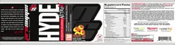 Label for Hyde NitroX Peachy Oh!