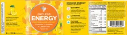 Label for Endless Energy Lemon Zinger