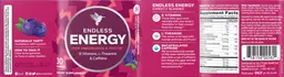 Label for Endless Energy Huckleberry Hype
