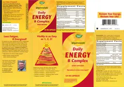 Label for Daily Energy B Complex