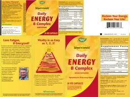 Label for Daily Energy B Complex