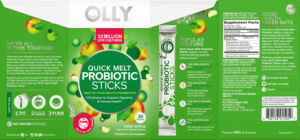 Quick Melt Probiotic Sticks Crisp Apple