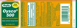 Label for Oysco 500