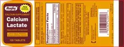 Label for Calcium Lactate
