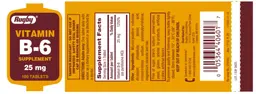 Label for Vitamin B-6 25 mg