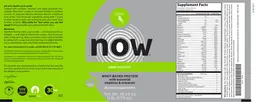 Label for Now with Whey