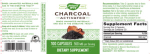 Charcoal Activated 560 mg
