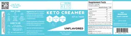 Label for Keto Creamer Unflavored