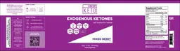 Label for Exogenous Ketones Mixed Berry