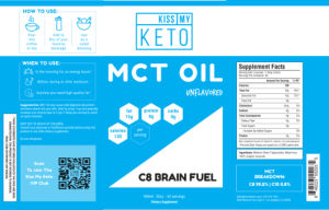 MCT Oil C8 Brain Fuel Unflavored