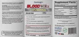 Label for BloodWorx
