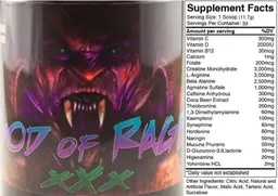 Label for Out of Rage XXX