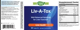 Label for Liv-A-Tox