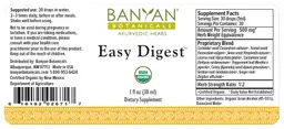 Label for Easy Digest
