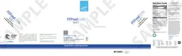 Label for FITFood Lean Whey Creamy Chocolate No added Sugar, No Stevia