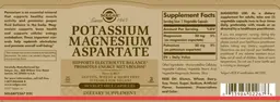 Label for Potassium Magnesium Aspartate