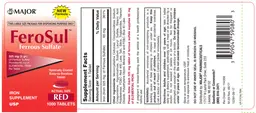 Label for FeroSul Red