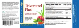 Label for Triveratrol Plus